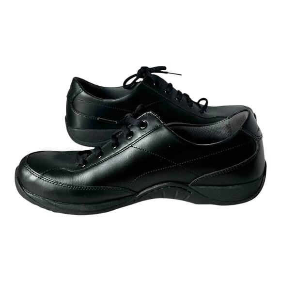 Dansko Emma Black Leather Walking Work Shoe Womens Size 39 Slip Resistant - Picture 3 of 8